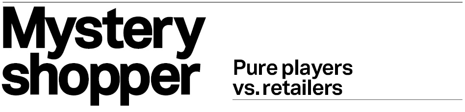 Mystery Shopper ‘pure players’ vs retailers: Los resultados